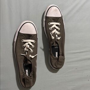 Converse Gray Low-Top Sneakers